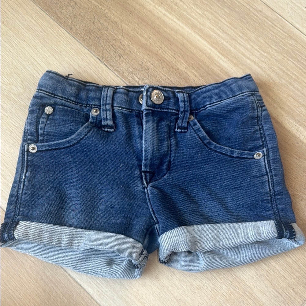 Hudson Jeans Blue Denim Shorts Classic Cuffed